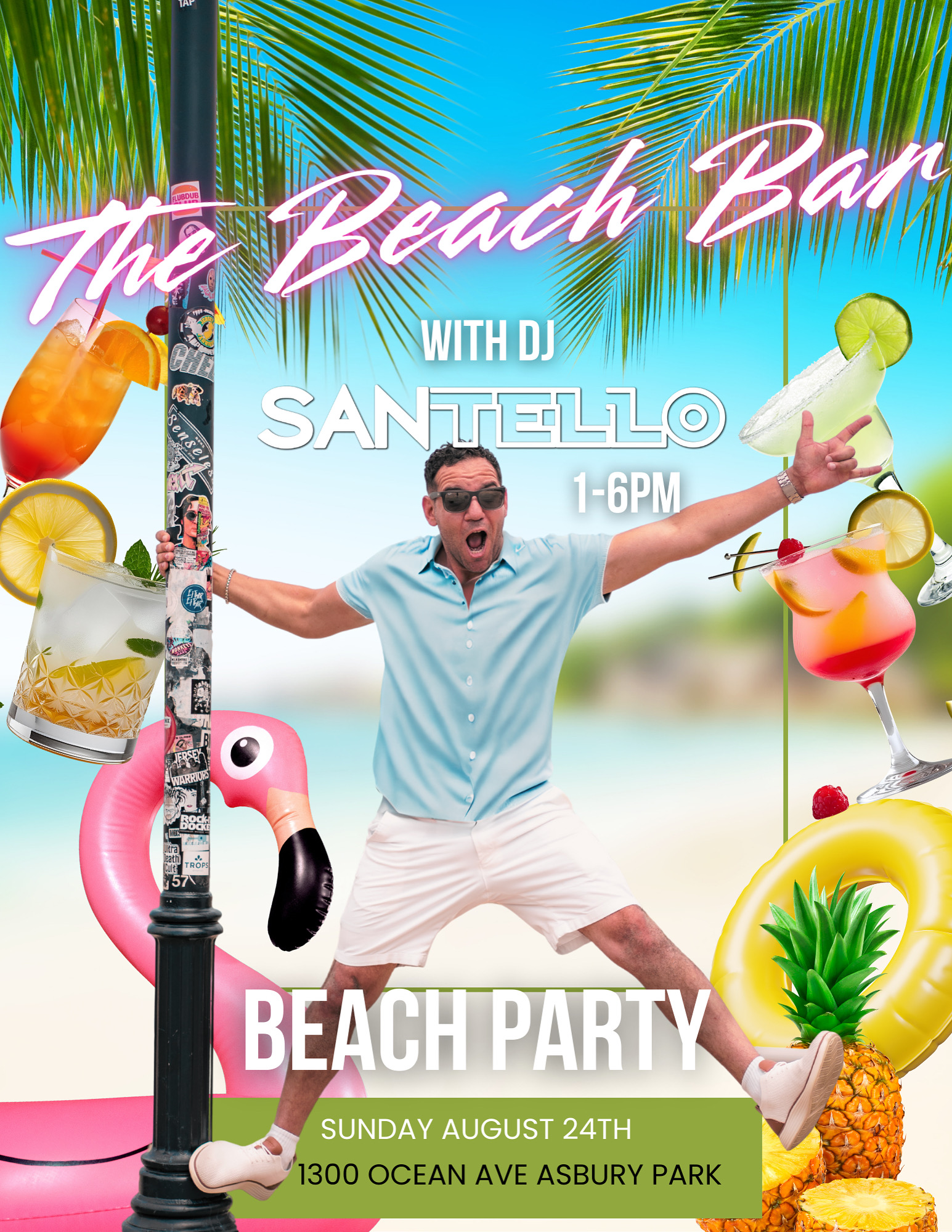 Beach Party flyer