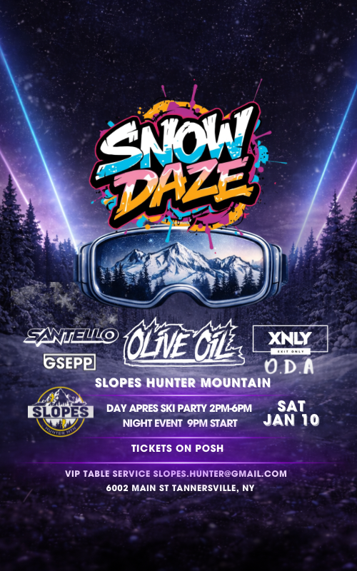 Snow Daze flyer