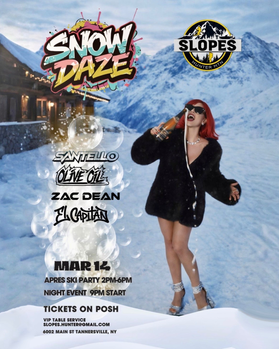 Snow Daze flyer
